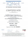 Certificado de calidad IQnet 9001:2000