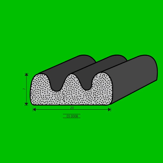 Sponge profile 050008 