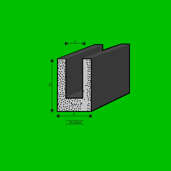 Mikroporzus profil 050064 