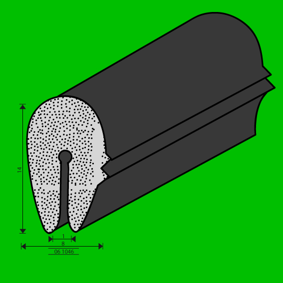 Sponge profile 061046 