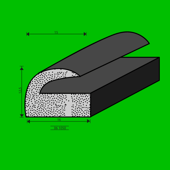 Sponge profile 061050 