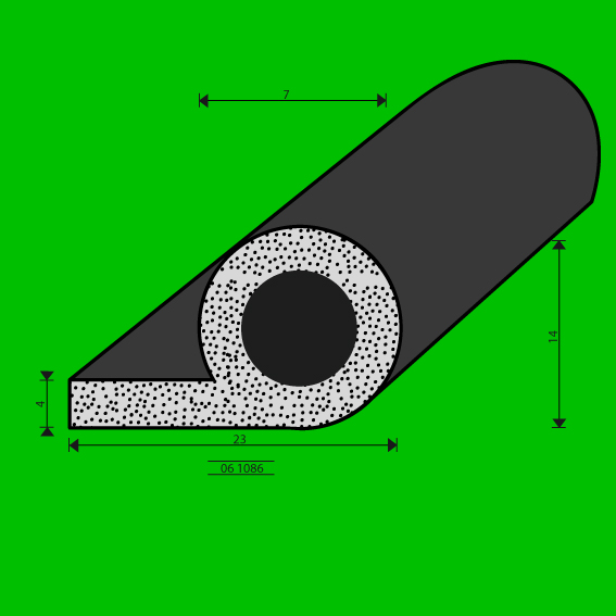 Sponge profile 061086 