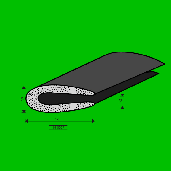 Mikroporzus profil 160007 