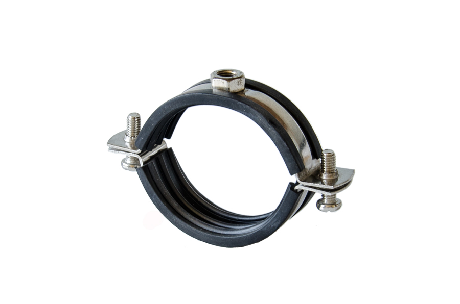 Double screw pipe clamp