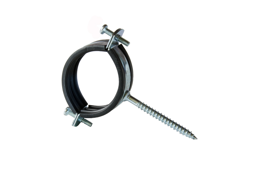 Double screw pipe clamp