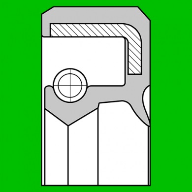 Radial shaft oil seal