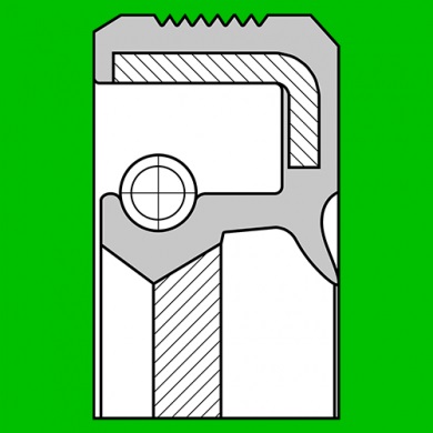 Radial shaft oil seal