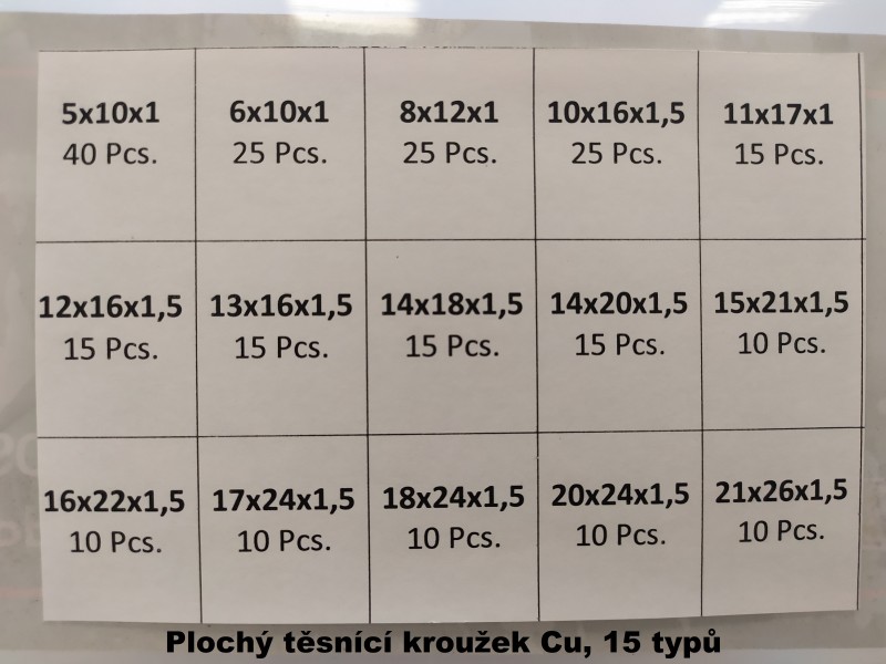 Tmt altt - BOX 15 tpusok - 250 drb. CU