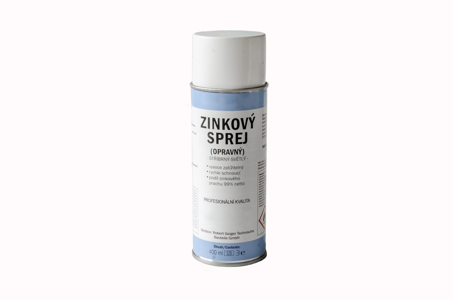 99% zinc spray, content of 400 ml     