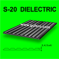 Ribbed matting dieletric S-20 black