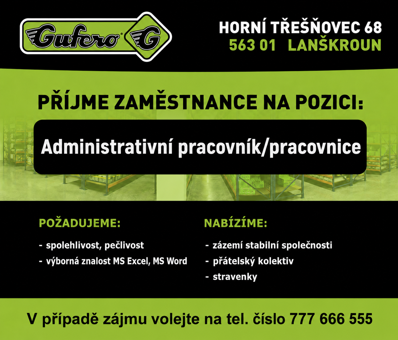 administrativn� pracovn�k